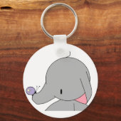 olifant met sleutelhanger van de vlinder (Voorkant)