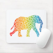 Olifant met Stippen Muismat (Met muis)