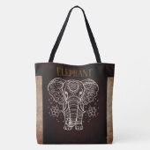 , olifant met Tas (Achterkant)