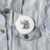 Olifant met ventilator ronde button 7,6 cm (In situ)