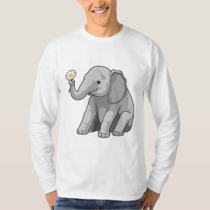 Olifant met ventilator t-shirt
