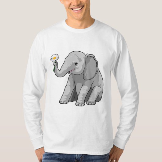 Olifant met ventilator t-shirt (Voorkant)