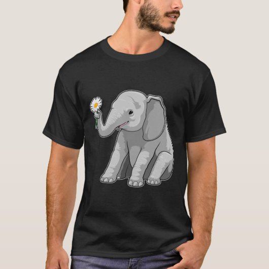 Olifant met ventilator t-shirt (Voorkant)