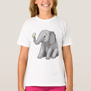 Olifant met ventilator t-shirt