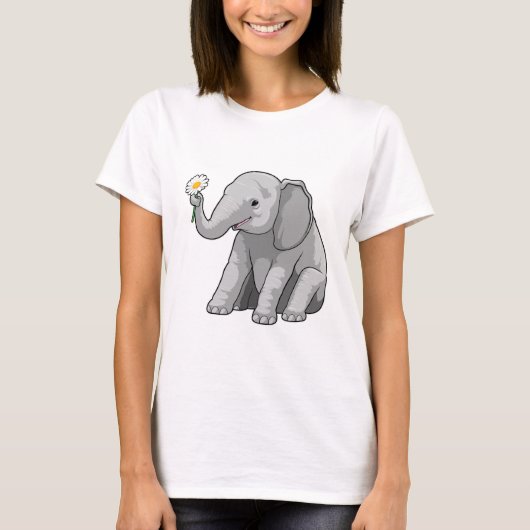 Olifant met ventilator t-shirt (Voorkant)