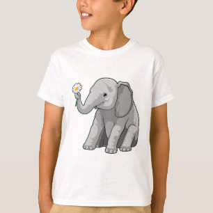 Olifant met ventilator t-shirt