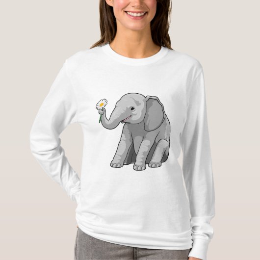 Olifant met ventilator t-shirt (Voorkant)