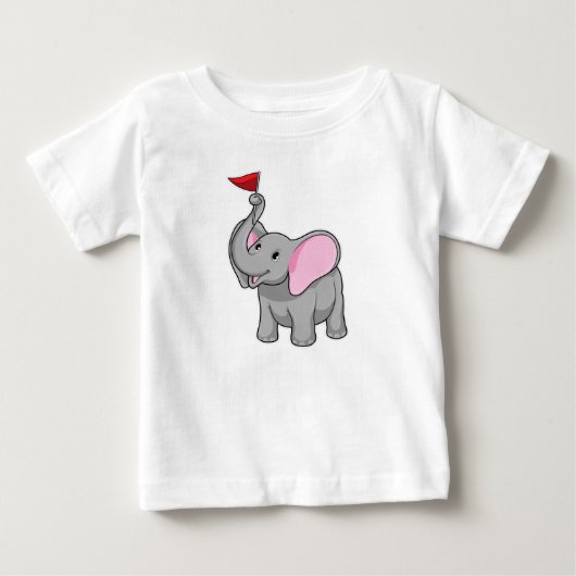 Olifant met Vlag (Voorkant)