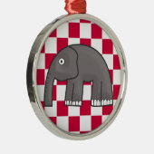 olifant metalen ornament (Rechts)