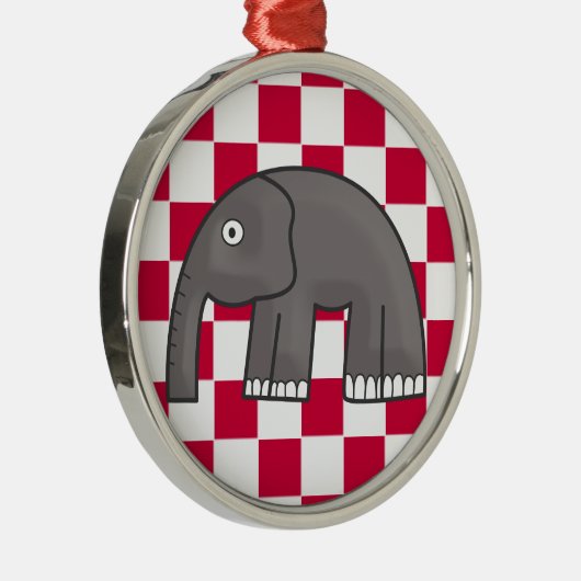 olifant metalen ornament (Rechts)