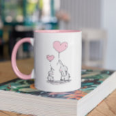 Olifant Moeder & Baby Roze Moederdag Baby Shower Mok