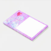 Olifant Moeder en Baby Sticky Notes (Schuin)
