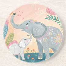 Olifant Moeder en Baby