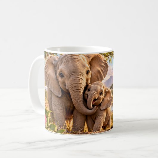 Olifant mok met 'Be Kind Always' (Voorkant links)