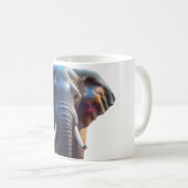 Olifant Mozaïek Glas in lood Mok Ontwerp (Voorkant rechts)