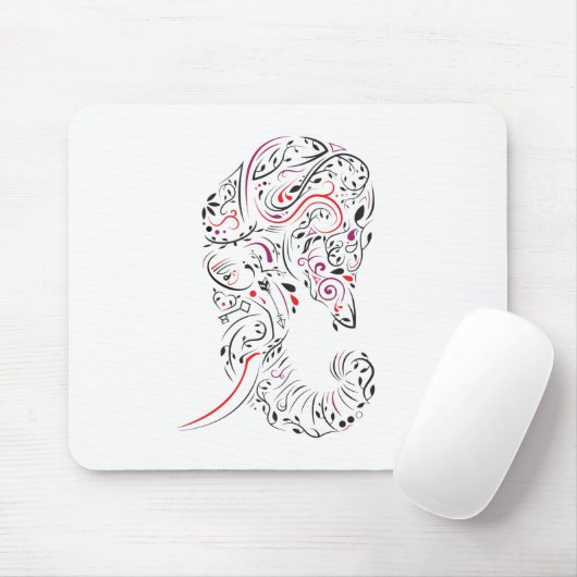  olifant muismat (Met muis)