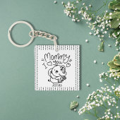 Olifant Mum & Me Moederdag custom Sleutelhanger
