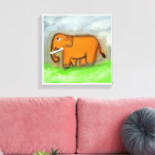 Olifant Muur Kunst Prints – Verbluffende Kunst (Insitu (Woonkamer))