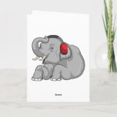 Olifant Muziek Hoofdtelefoon Kaart (Achterkant)