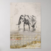 Olifant Nomad Wildlife Print (Voorkant)