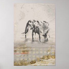 Olifant Nomad Wildlife Print