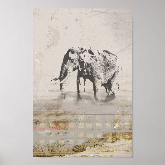 Olifant Nomad Wildlife Print (Voorkant)