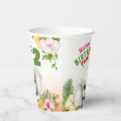 Olifant Oerwoud Safari Verjaardagsfeest Papieren Bekers (Rechts)