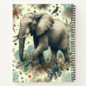  olifant Oerwoud schilderij Notitieboek (Achterkant)