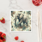 olifant Oerwoud schilderij Servet (Insitu)