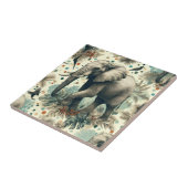  olifant Oerwoud schilderij Tegeltje (Zijkant)