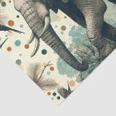  olifant Oerwoud schilderij Tissuepapier (Detail)