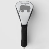 Olifant ontwerp golfheadcover (Voorkant)