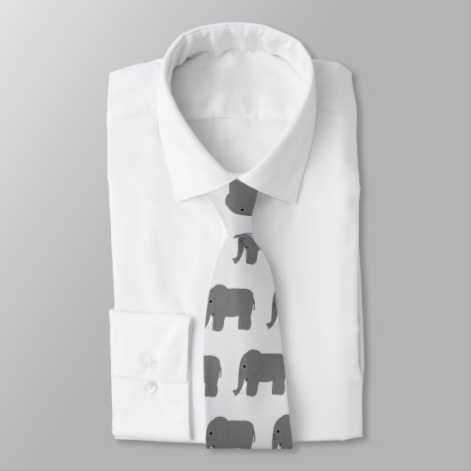 Olifant ontwerp stropdas (Gebonden)