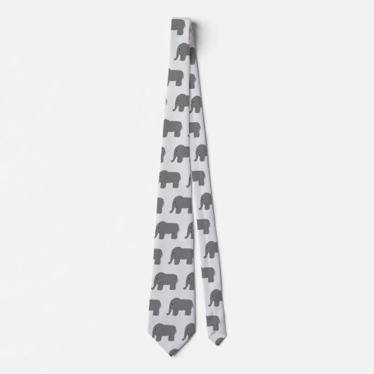 Olifant ontwerp stropdas (Voorkant)