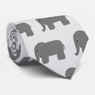 Olifant ontwerp stropdas