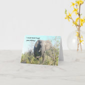OLIFANT OP WEG NAAR CAMERA KAART (Gele Bloem)