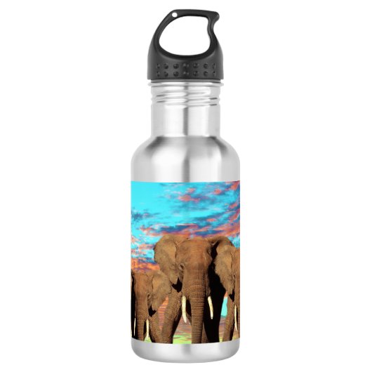Olifant Opal Zonsopgang, Waterfles (Voorkant)