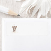 olifant ornament etiket (Insitu)