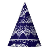 Olifant, paisley: tribal  patroon. feesthoedjes (Links)