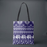 Olifant, paisley: tribal patroon. tote bag<br><div class="desc">Tribal naadloos patroon met olifant, paisley en lotus. Etnische Indiase achtergrond. retro kleur. Hand getrokken illustratie. Wallpaper, doek design, stof, papier, textiel, katoen Etnische rijkdom straalt uit tribale patronen. Olifant, paisley en lotus weven geschiedenis. Reis naar Indië met tribale olifant, paisley en lotuspatroon. Een cultuurfeest! thailand, textuur, decor, reizen, yoga,...</div>