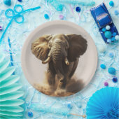 Olifant Papieren Bordje (Feest)