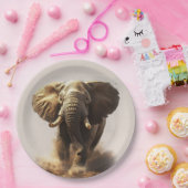 Olifant Papieren Bordje (Feest)