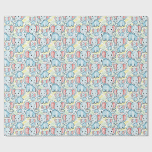 olifant patroon cadeaupapier