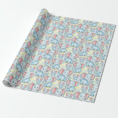 olifant patroon cadeaupapier (Uitgerold)
