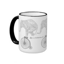 Olifant Penny Farthing Fiets Balans