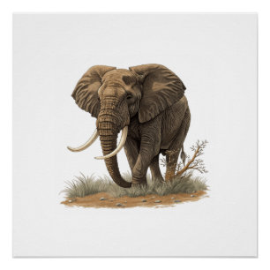 Olifant Perfect Poster
