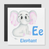 Olifant personaliseren ABC: Letter E - Jouw namen  (Voorkant / Achterkant)