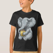 Olifant pinda's t-shirt (Voorkant)
