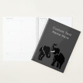 Olifant Planner met aangepaste tekst en kleuren (Display)