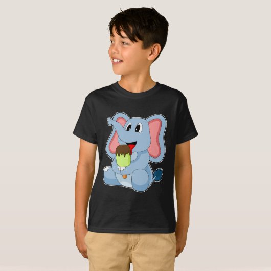 Olifant Popsicle T-shirt (Voorkant volledig)